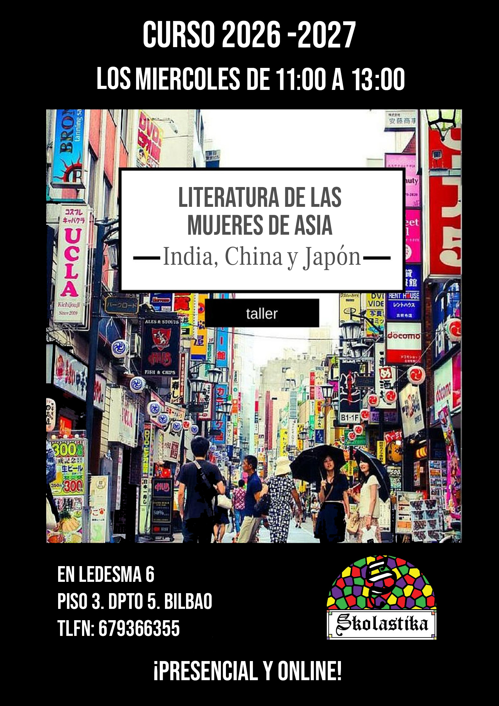 Curso de Literatura de las Mujeres de Asia 2026-2027